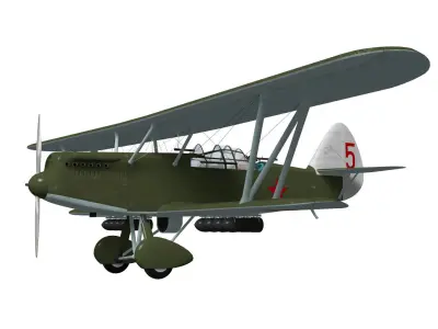 Polikarpov R-Z 3D model
