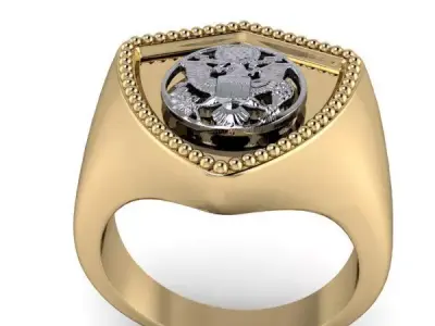 Presidential Signet Ring 3D print model