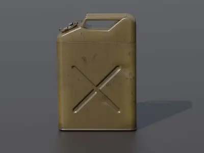 Gasoline tank for jeep Willis 3D model