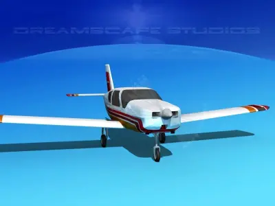Socata TB-20 Trinidad V06 3D model