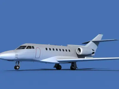 Hawker Siddley 1000 V00 3D model