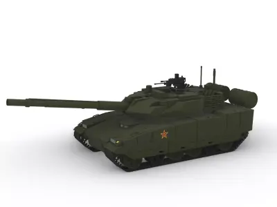 ZTQ-15 Light Tank 3D model