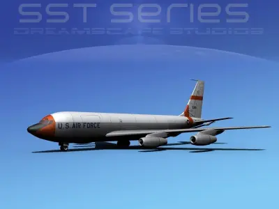 Boeing KC-135E Stratotanker LPSS V07 3D model