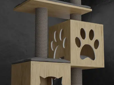Cat Tree Free 3D model
