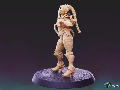 Dark Space Elves - Witches - Pose 8 3D print model