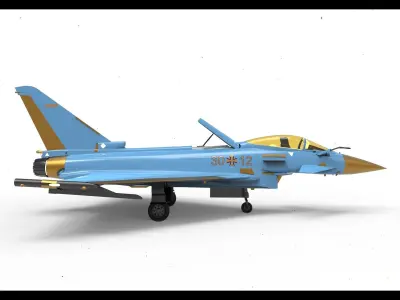 Eurofighter Typhoon 3D model