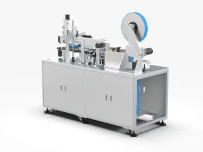 Automatic Wire Fixed Length Cutting Inspection Machine 3D model