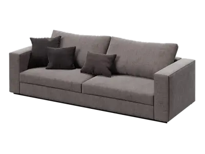  Replica Contemporary Sofa Model, Dark Grey 
