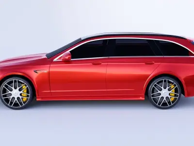 2018 Mercedes-AMG E63 S Wagon Free 3D model