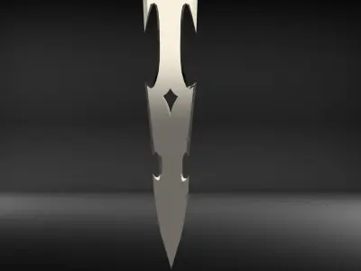 Warior Sword Low-poly 3D model