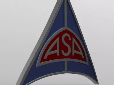 asa logo 3D model