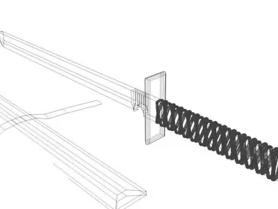 Sword - Ninja 3D model