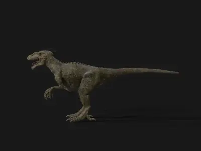 Dinosaurs  Velociraptor Hybrid 3D model