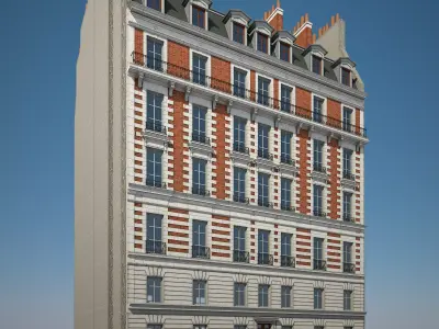  Old Building XX 3D model