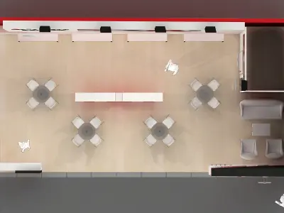 Exhibition Stand - ST0028 3D model