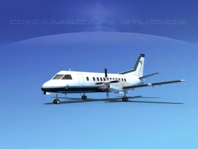 SAAB 340 Corporate 1 3D model