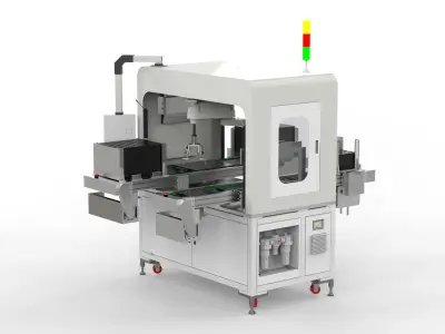 Automatic Mobile Phone Accessories Feeding Machine 3D model