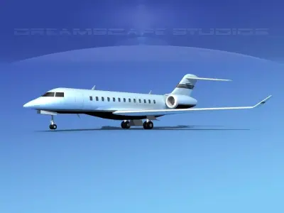 Bombardier Global Express 6000 V14 3D model