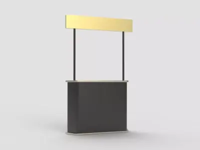 Advertising Stand 3D model