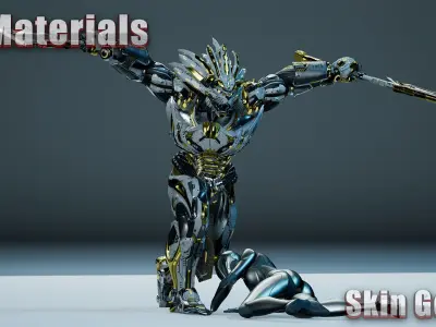 Sci-Fi Hercules Low-poly 3D model