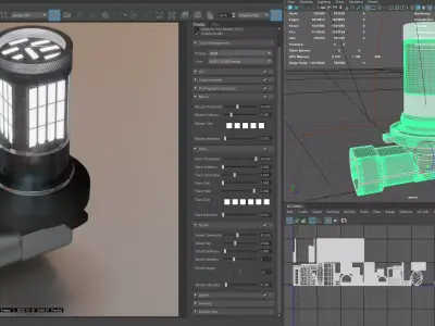 Photorealistic automotive lightbulb collection - item 004 3D model