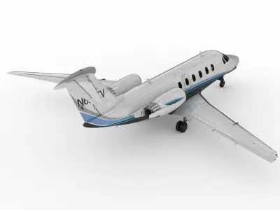 Cessna 650 Citation 3D model