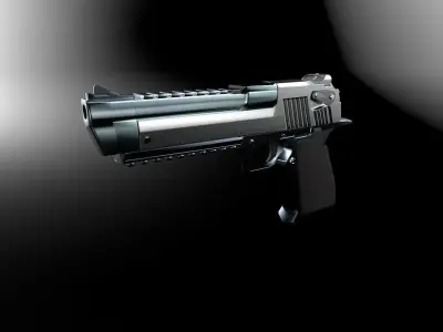 Modern weapon small set 3D model