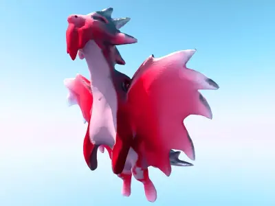 Dragonglare - Dragon Free low-poly 3D model