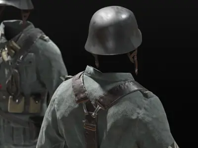 SOLDIER WWII Germany 3D model