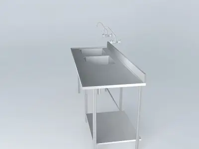Kit 219 Bench Steel 2 Cubas V2 Alex Marques Free 3D model