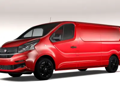 Fiat Talento Van L2 2017 3D model