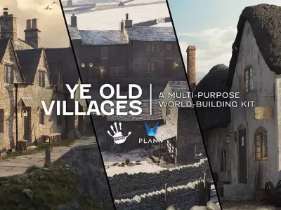 Plan V Ye Old Villages A Multi-Purpose World-Building Kit 3D model