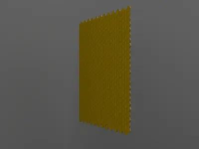 Hexagon Panel Free 3D model