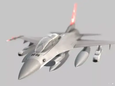 F-16 aircraft 3D model