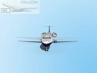 Falcon3D MD 80 Austral 2 3D model