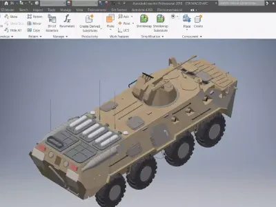 Armored Personnel Carrie Vehicle 3D model