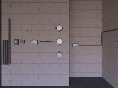 Electrical Conduit and Fittings 3D model