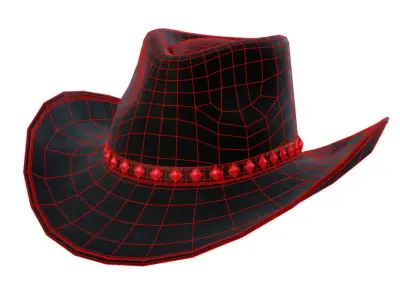 Cowboy Hat 3D model purchase