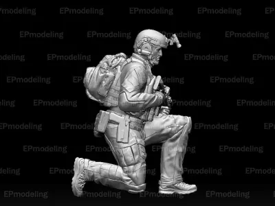 US RANGER SOLDIER 3D print model