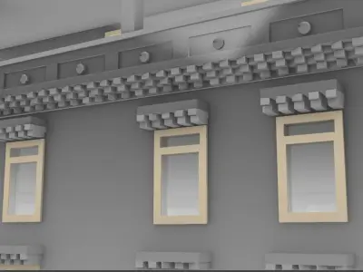 Buddhist Temple 3D model