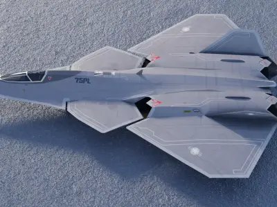 Lockheed NGAD prime Free 3D model