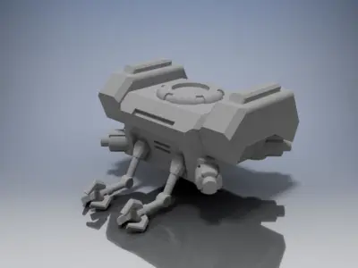 Construction Mech 3D print model