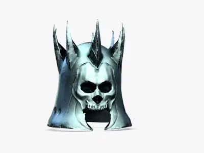 Helmet lord of rings skull Free low-poly 3D model