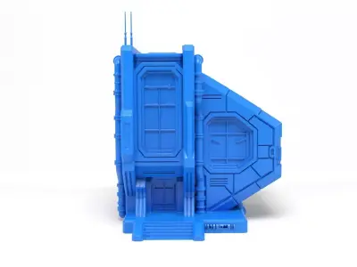 Sci-Fi House 2 3D print model