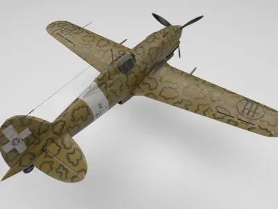 Macchi 205 3D model