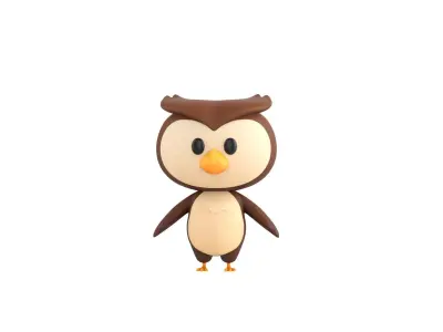 Character187 Owl 3D model