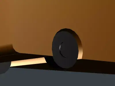 Modern Bus  Low-poly 3D model