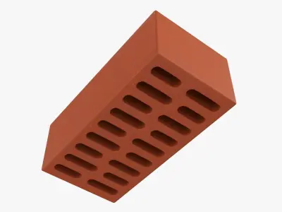 Clay brick type 03 3D model