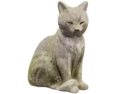 Cat Statue 3D model
