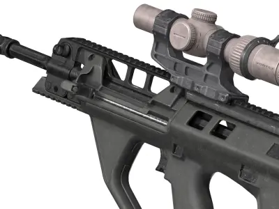 EF88 AUSTEYR RIFLE Low-poly 3D model